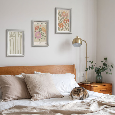 Billedvæg Botaniske motiver plakat Paris minimalisme