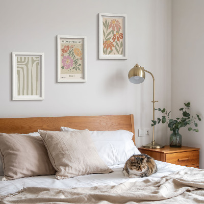 Billedvæg Botaniske motiver plakat Paris minimalisme