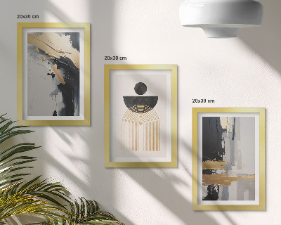 Pakke med billeder og rammer Geometri abstrakt elegant komposition