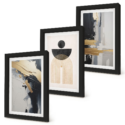 Pakke med billeder og rammer Geometri abstrakt elegant komposition