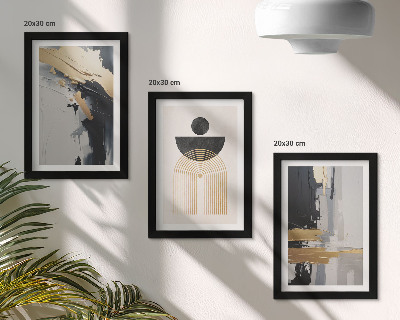 Pakke med billeder og rammer Geometri abstrakt elegant komposition