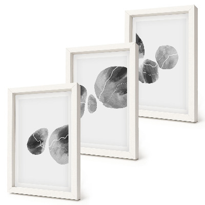 Billedvæg Maling pletter abstrakt minimalistisk maleri