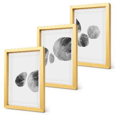 Billedvæg Maling pletter abstrakt minimalistisk maleri