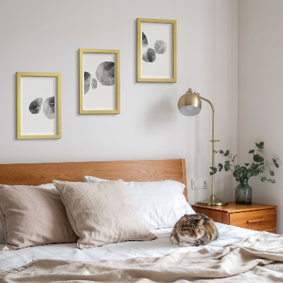 Billedvæg Maling pletter abstrakt minimalistisk maleri