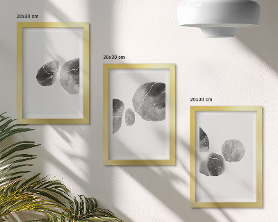 Billedvæg Maling pletter abstrakt minimalistisk maleri