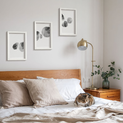 Billedvæg Maling pletter abstrakt minimalistisk maleri