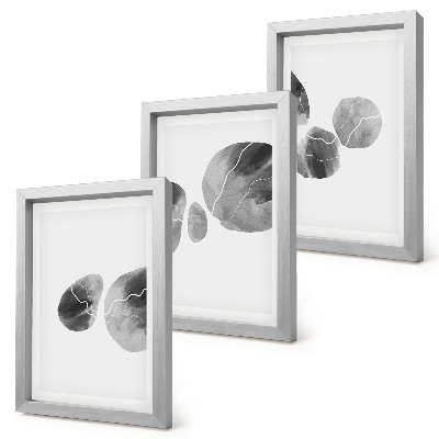 Billedvæg Maling pletter abstrakt minimalistisk maleri