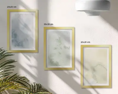 Billedvæg med pastel akvarelmaling på lærredstekstur