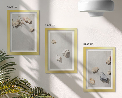 Moderne billedsæt Boho strandsten minimalistiske dekorationer