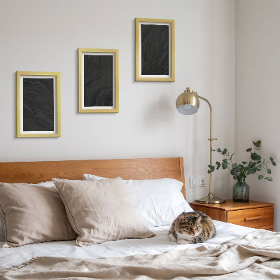 Billedvæg Mørk marmor elegant tekstur i en glamourøs stil