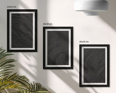 Billedvæg Mørk marmor elegant tekstur i en glamourøs stil