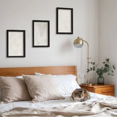 Moderne billedsæt med elegant marmor sten baggrundstekstur
