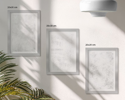 Billedvæg Hvide pletter på minimalistiske baggrunde på lærred