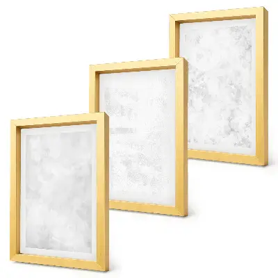 Billedvæg med hvide pletter på minimalistisk baggrund på lærred