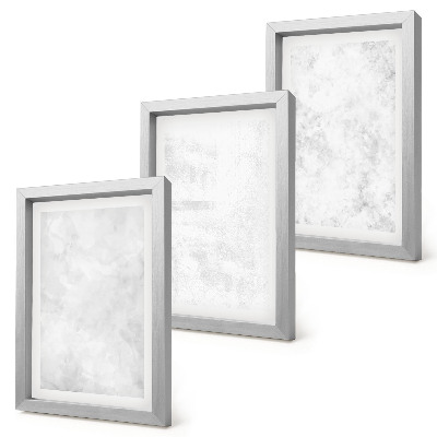 Billedvæg Hvide pletter på minimalistiske baggrunde på lærred