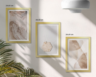 Moderne billedsæt Designerabstraktion inspireret af naturen