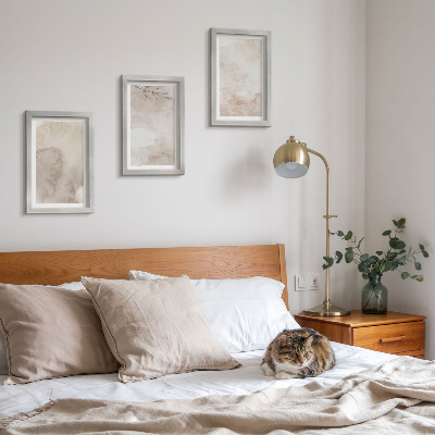 Moderne billedsæt Spildt akvarelmaling tekstur boho stil