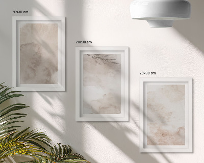 Moderne billedsæt Spildt akvarelmaling tekstur boho stil