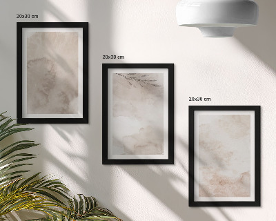 Moderne billedsæt Spildt akvarelmaling tekstur boho stil