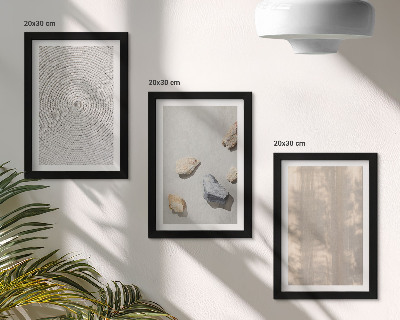 Billedvæg Boho teksturer naturlige strukturer