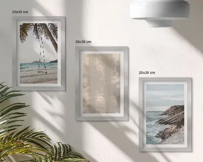 Billedvæg sommerlandskaber med sand og havudsigt