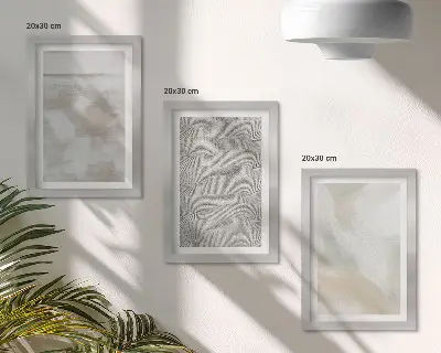 Billedvæg abstrakt design med moderne maleriteksturer