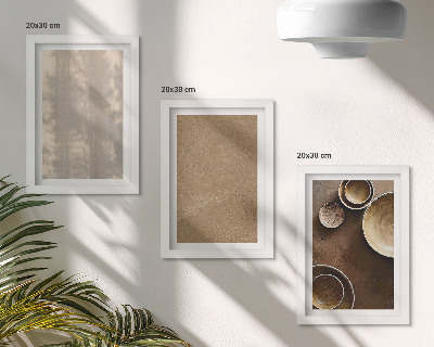 Billedvæg Strukturer og teksturer i minimalistisk stil
