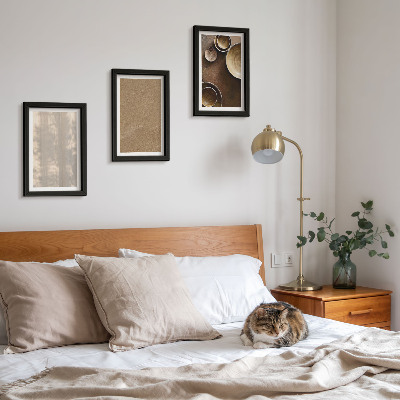 Billedvæg Strukturer og teksturer i minimalistisk stil