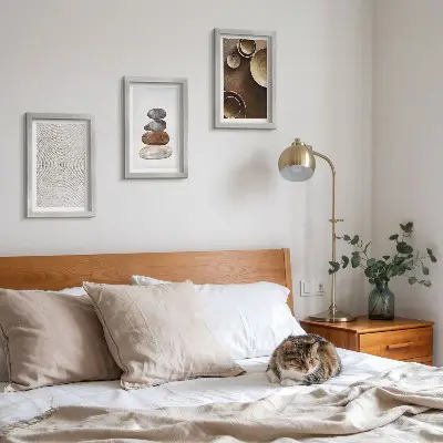 Moderne billedsæt med teksturer i moderne kunstdesign