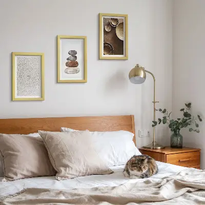 Moderne billedsæt med teksturer i moderne kunstdesign