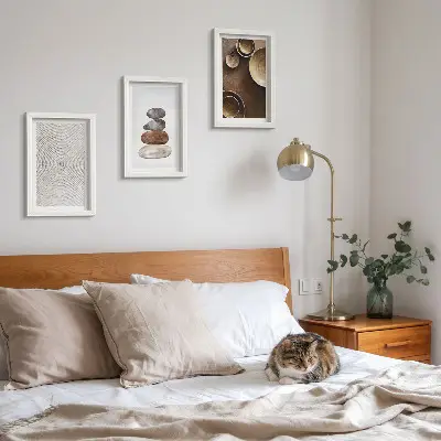 Moderne billedsæt med teksturer i moderne kunstdesign