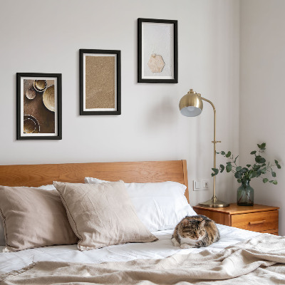 Billedvæg Minimalistiske teksturer i varme farver