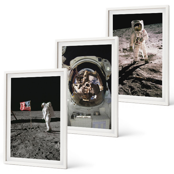 Billedvæg inspiration NASA Måneastronautlanding
