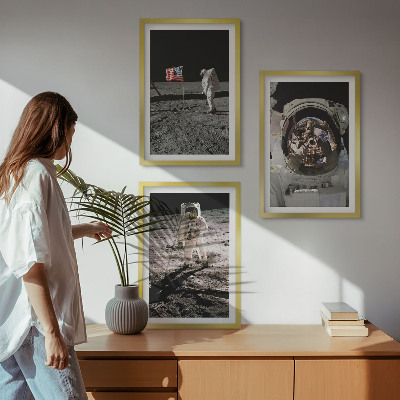 Billedvæg inspiration NASA Måneastronautlanding