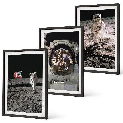 Billedvæg inspiration NASA Måneastronautlanding