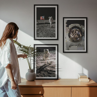 Billedvæg inspiration NASA Måneastronautlanding