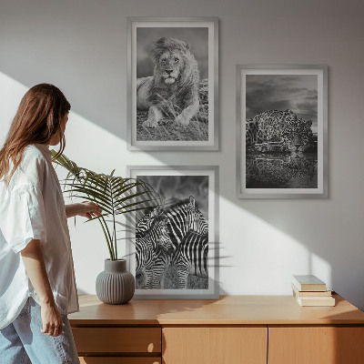 Billedvæg inspiration Savannens vilde dyr