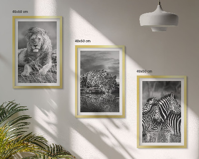 Billedvæg inspiration Savannens vilde dyr