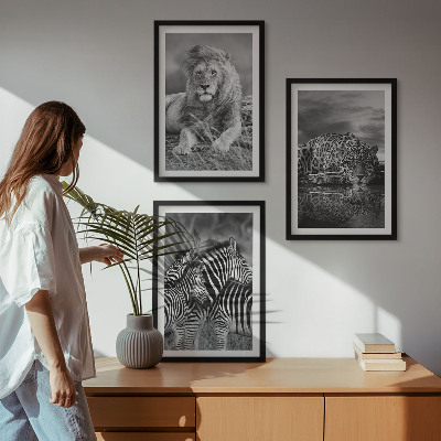 Billedvæg inspiration Savannens vilde dyr