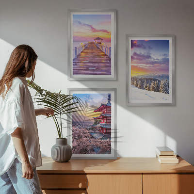 Billedvæg inspiration Romantiske himmellandskaber