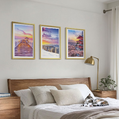 Billedvæg inspiration Romantiske himmellandskaber