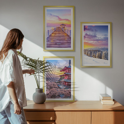 Billedvæg inspiration Romantiske himmellandskaber
