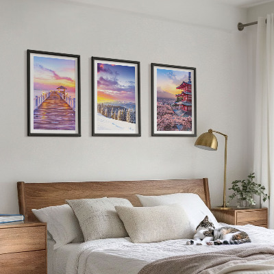 Billedvæg inspiration Romantiske himmellandskaber