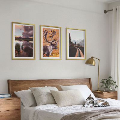 Billedvæg inspiration Bjerglandskaber med rensdyr