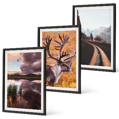 Billedvæg inspiration Bjerglandskaber med rensdyr