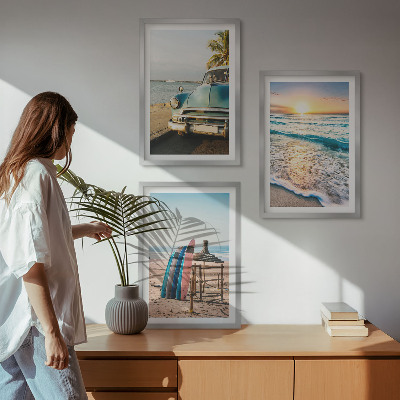 Billedvæg inspiration Miami solnedgangsferie