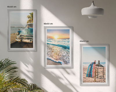 Billedvæg inspiration Miami solnedgangsferie
