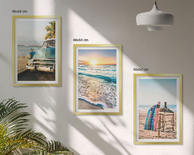 Billedvæg inspiration Miami solnedgangsferie