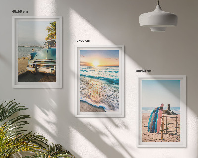 Billedvæg inspiration Miami solnedgangsferie