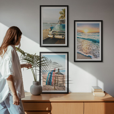 Billedvæg inspiration Miami solnedgangsferie